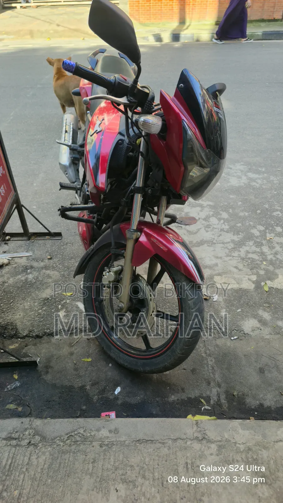 TVS Apache RTR 160 2V 2018 Red