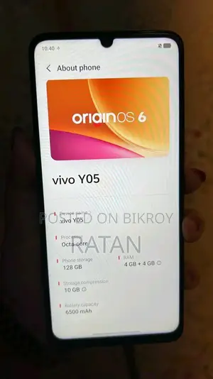 Vivo Y05 128 GB Black
