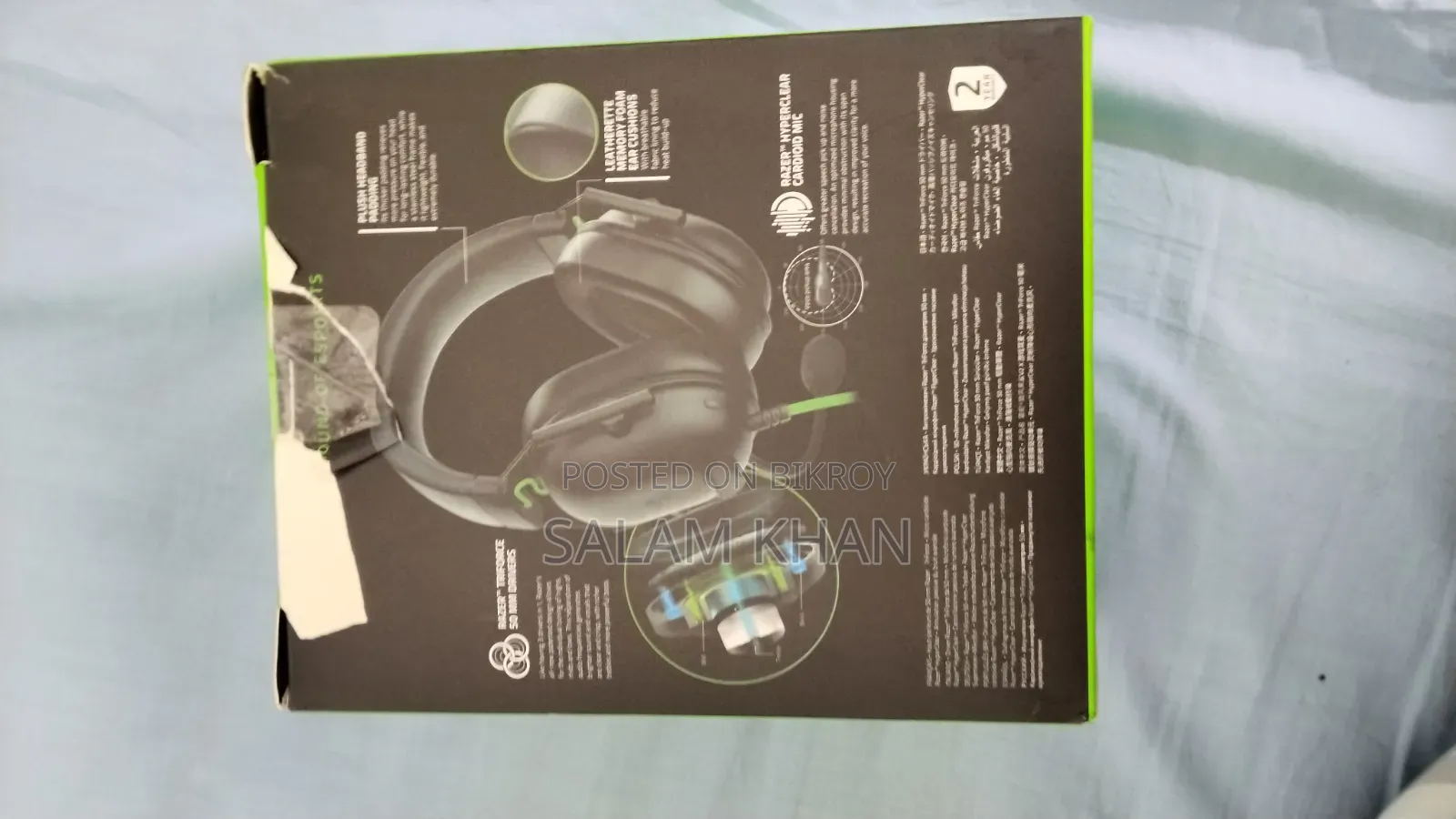 Razer Blackshark V2 Pro (Used and Non-Functioning)