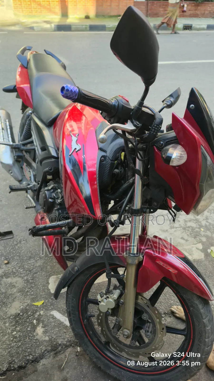 TVS Apache RTR 160 2V 2018 Red