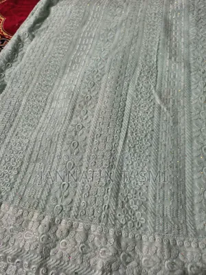 Simple Georgette 2 Pice Back Side Plain and Inner Attach Body Size 40