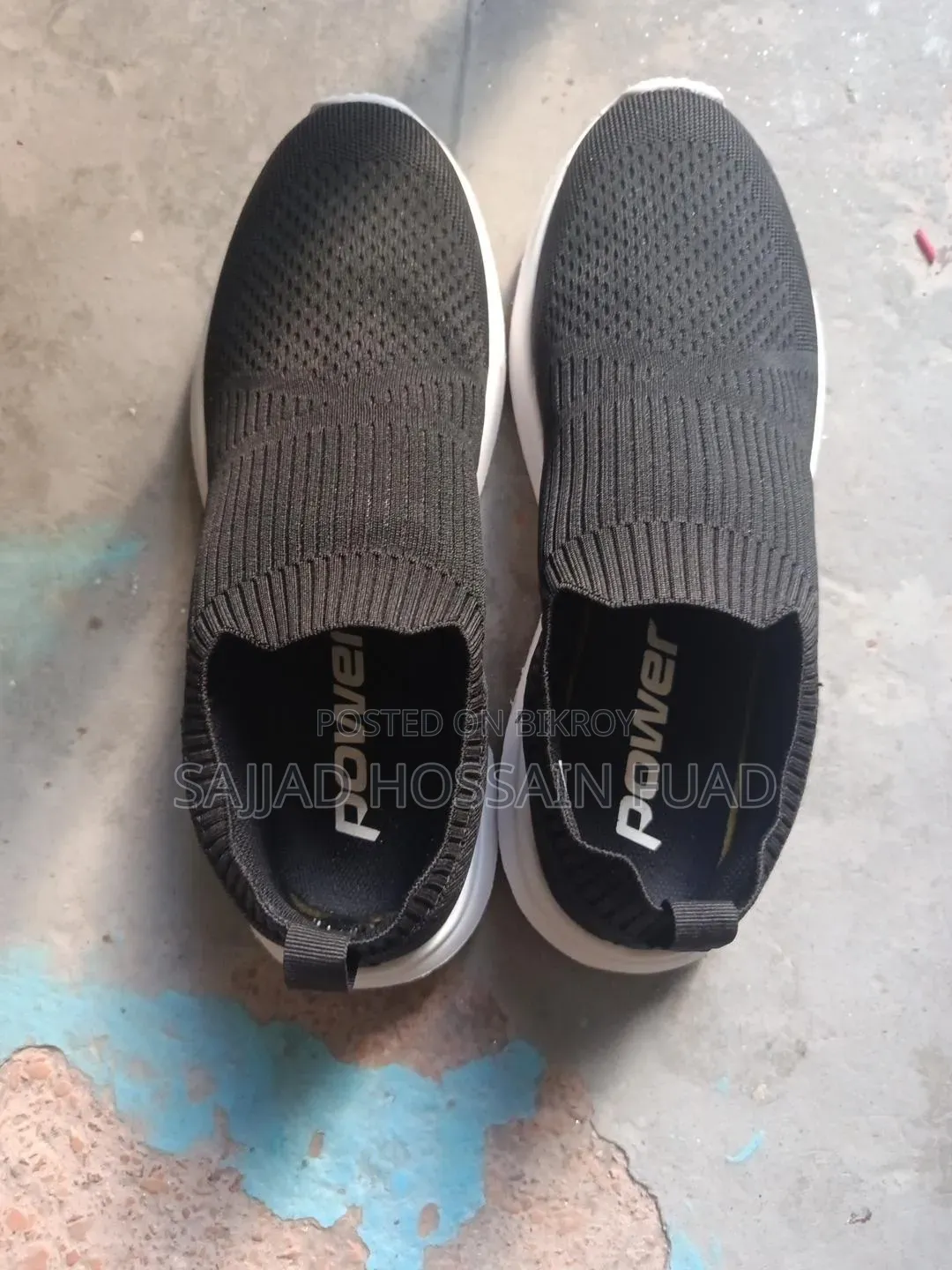 পাওয়ার কালো ক্যাজুয়াল জুতো – ভালো অবস্থা