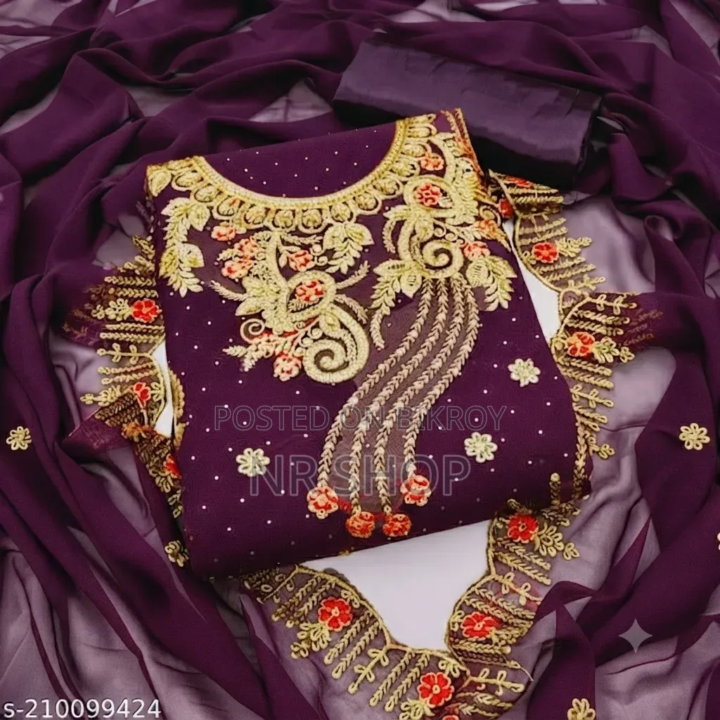 Georgette Embroidery Four Piece – Budget Friendly Collection