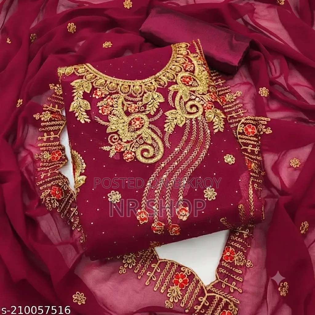 Georgette Embroidery Four Piece – Budget Friendly Collection