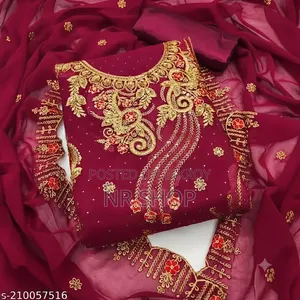 Georgette Embroidery Four Piece – Budget Friendly Collection