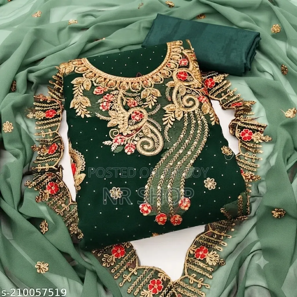 Georgette Embroidery Four Piece – Budget Friendly Collection