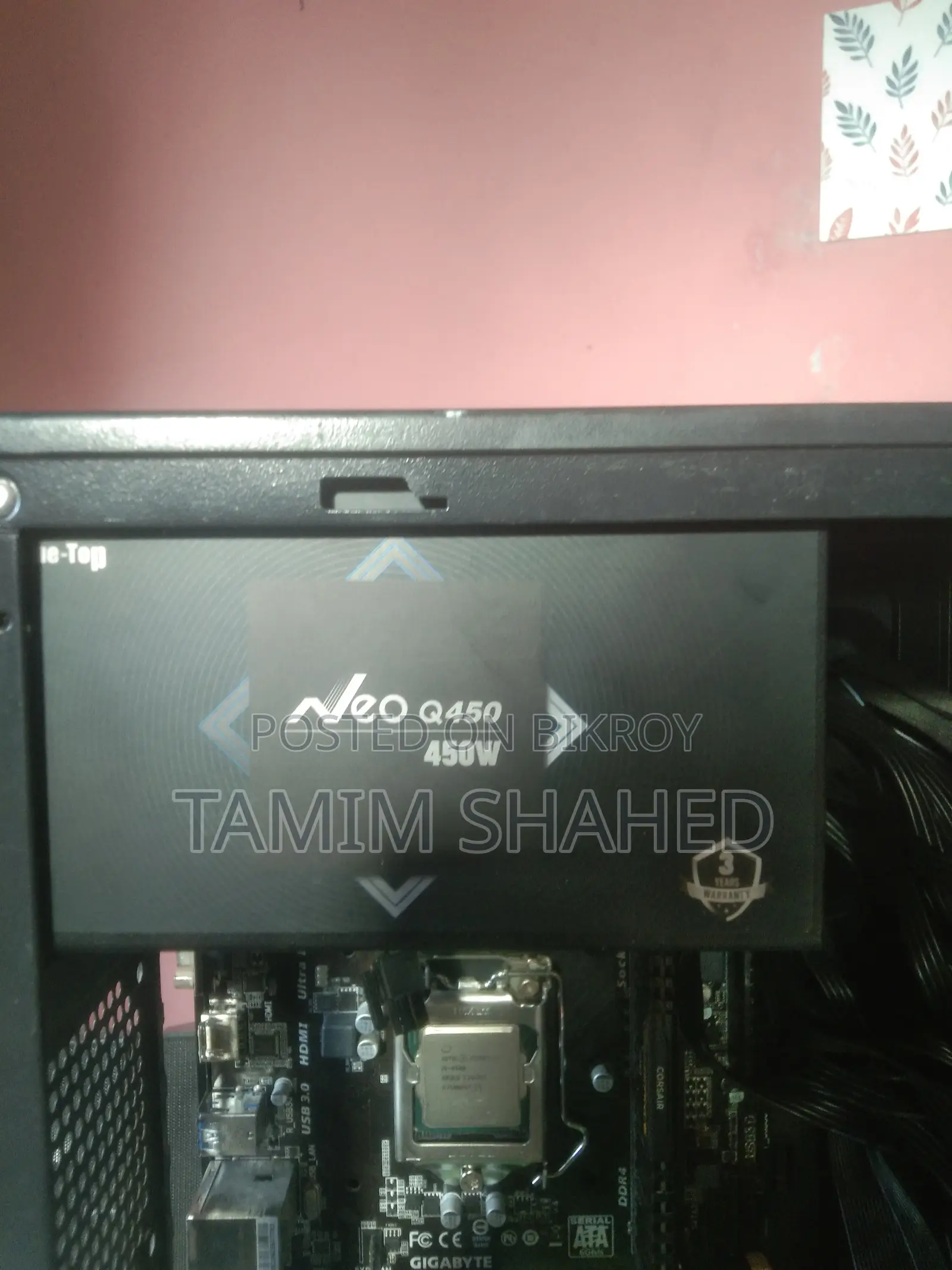 Desktop Computer Gigabyte 4GB Intel Core I5 SSD 256GB