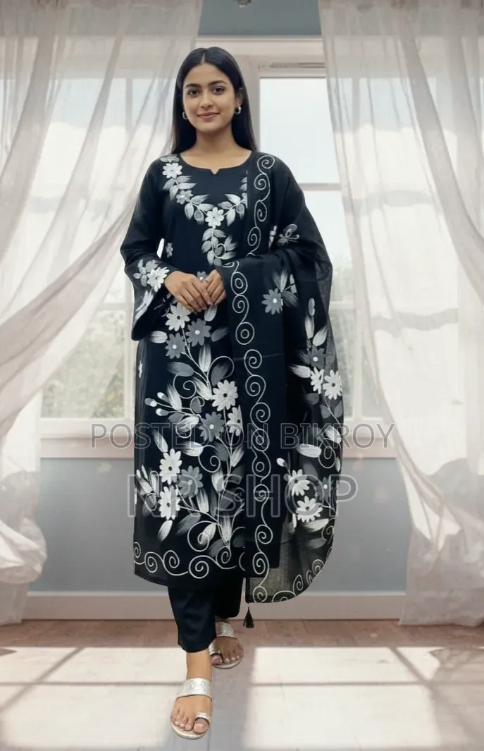 VIP Cotton Voile Block Print Three Piece – New Collection