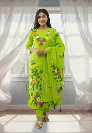 VIP Cotton Voile Block Print Three Piece – New Collection