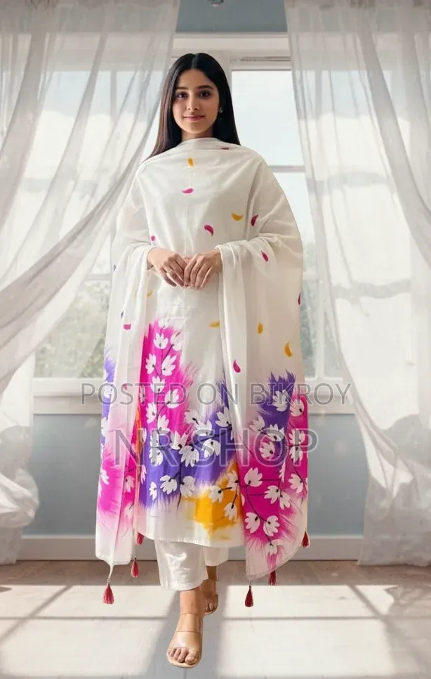 VIP Cotton Voile Block Print Three Piece – New Collection