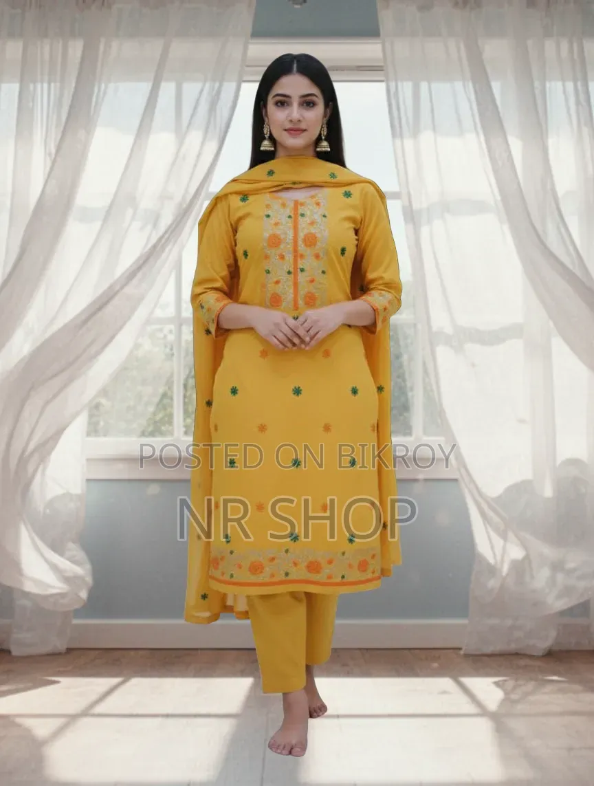 VIP Cotton Voile Block Print Three Piece – New Collection
