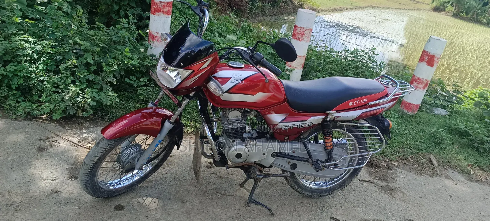 Bajaj CT 100 2016 Red