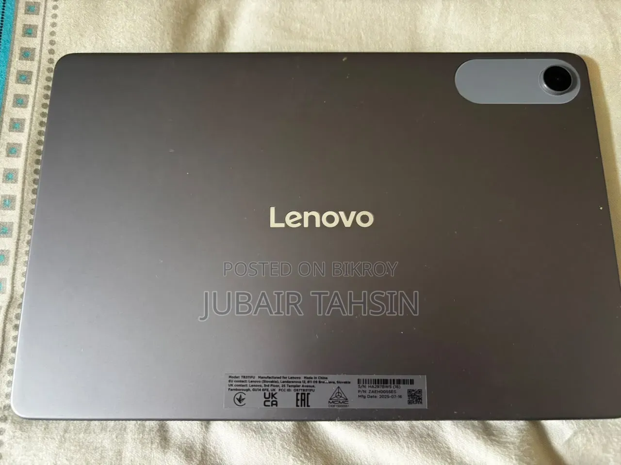 Lenovo Tab 128 GB Gray