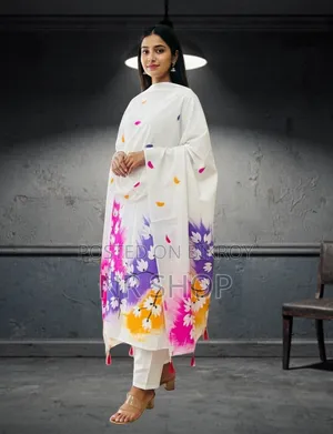 VIP Cotton Voile Block Print Three Piece – Stylish Collection