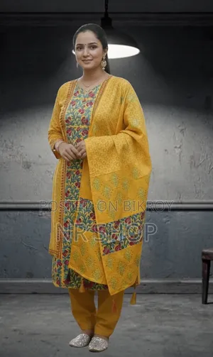 VIP Cotton Voile Block Print Three Piece – Stylish Collection