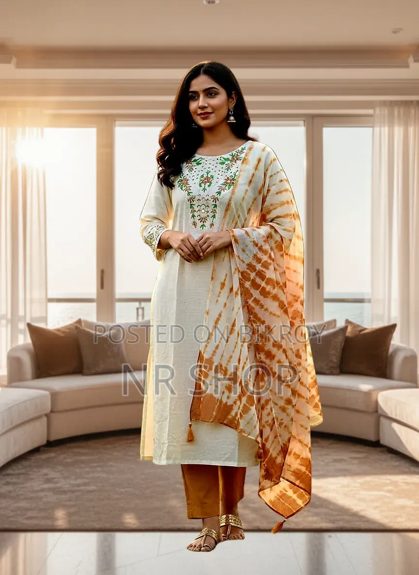 Unstitched Embroidered Three Piece – Premium Collection