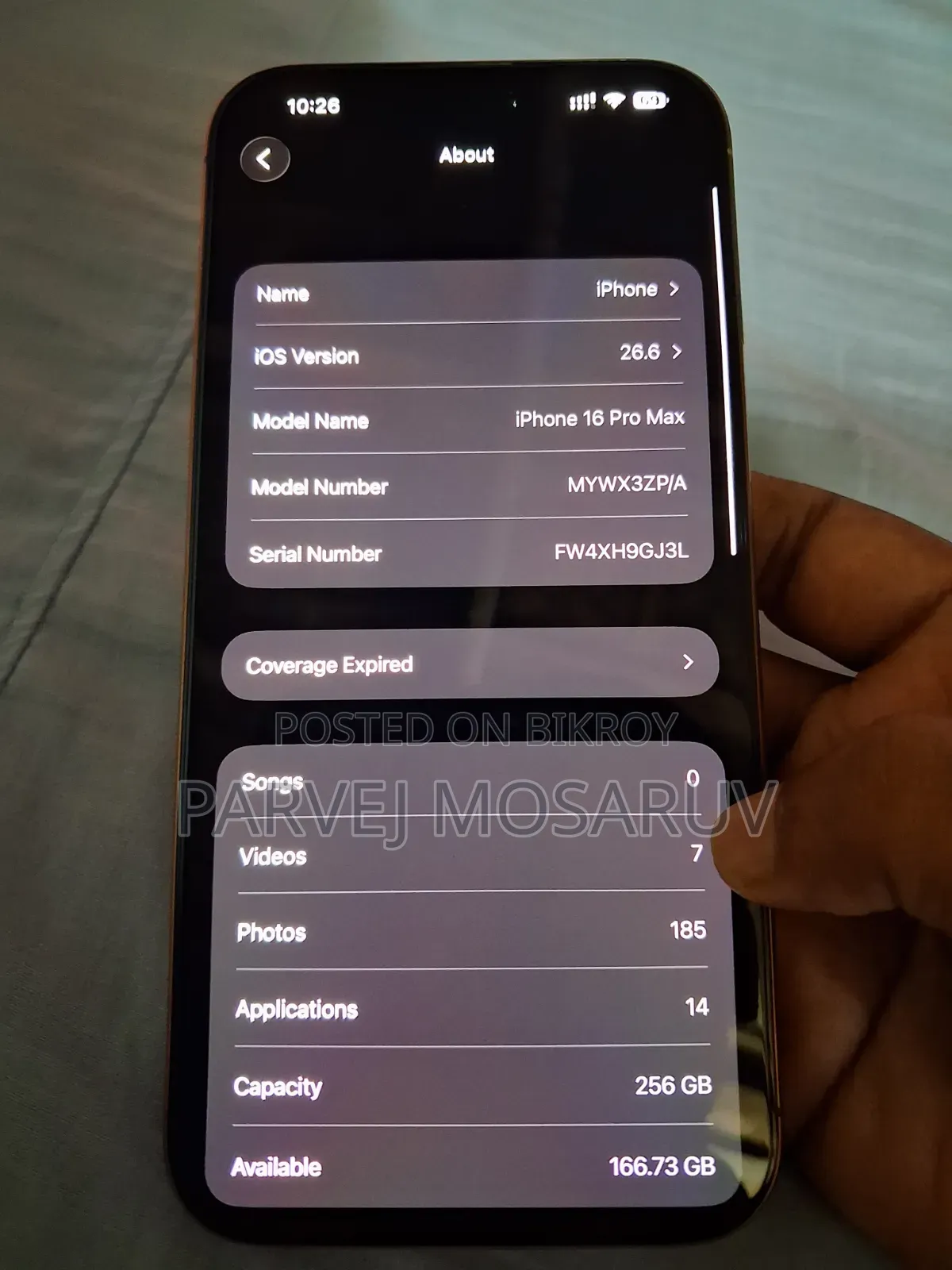 Apple iPhone 16 Pro Max 256 GB White