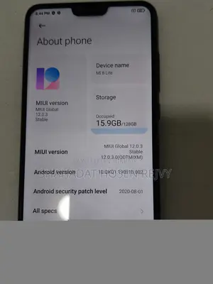 Xiaomi Mi 8 Lite ১২৮ জিবি কালো
