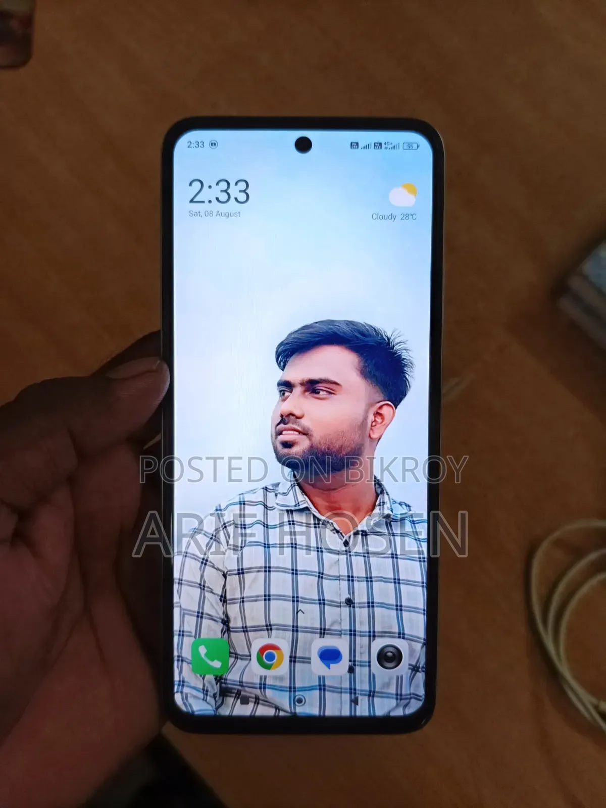 শাওমি রেডমি ১২ ১২৮ জিবি সিলভার