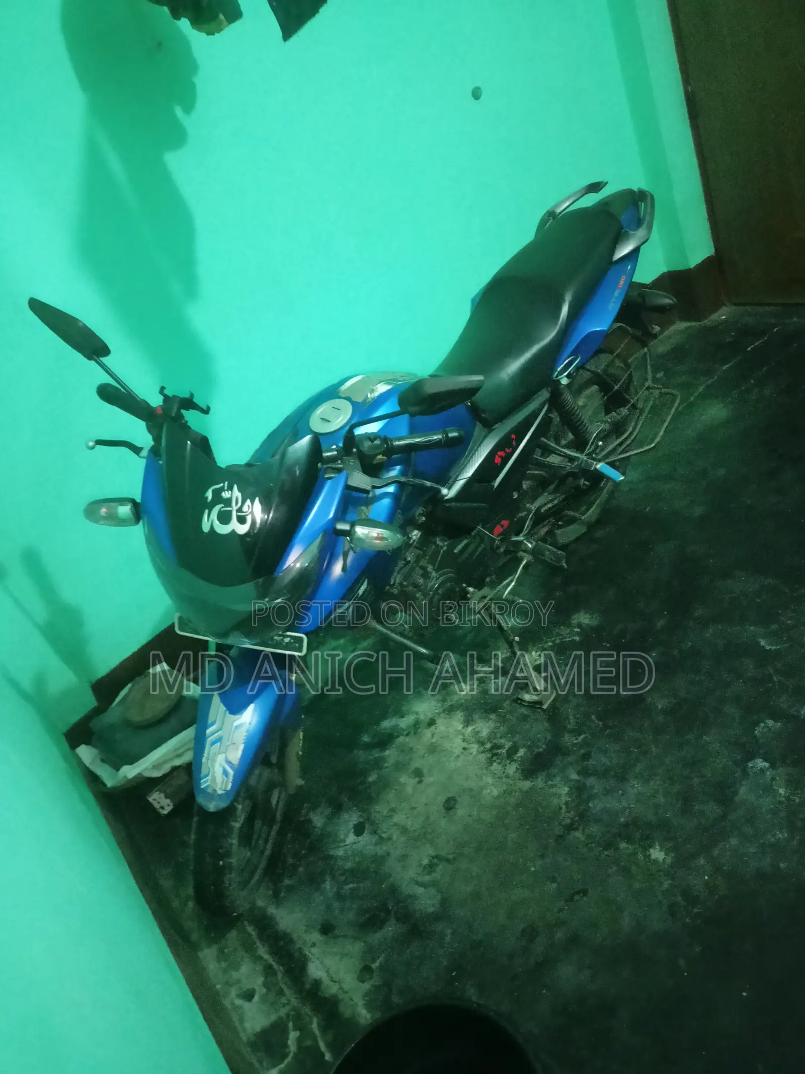 TVS Apache RTR 160 2V 2016 Blue