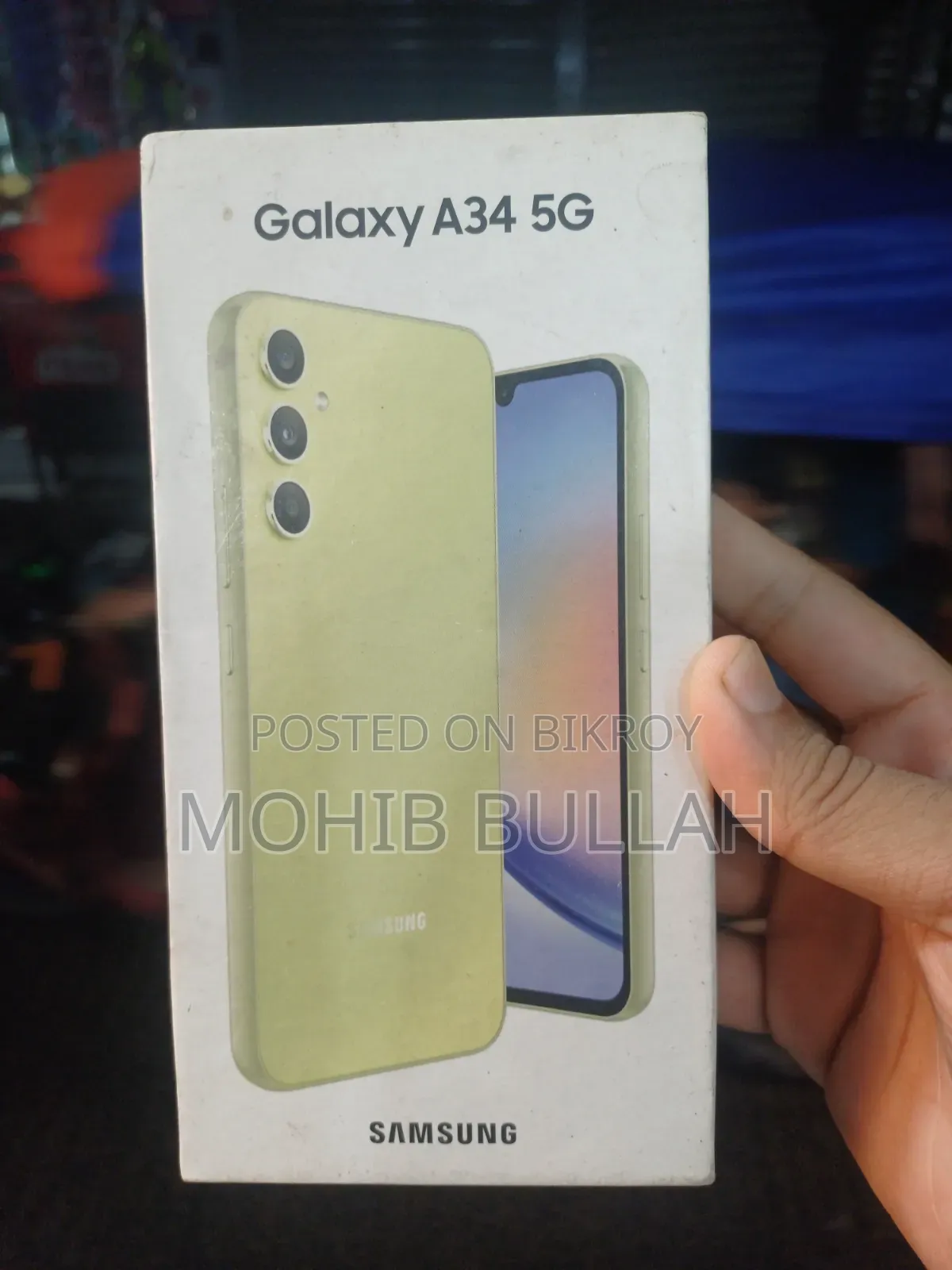 স্যামসাং গ্যালাক্সি এ৩৪ ৫জি ১২৮ জিবি গোল্ড