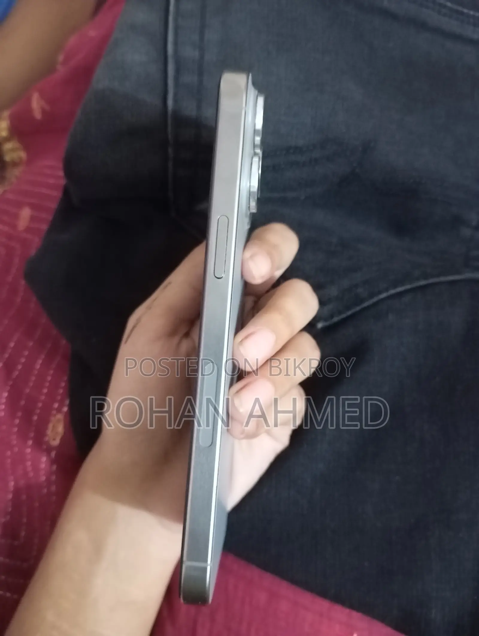 অ্যাপল আইফোন ১৫ প্রো ম্যাক্স ২৫৬ জিবি গ্রে