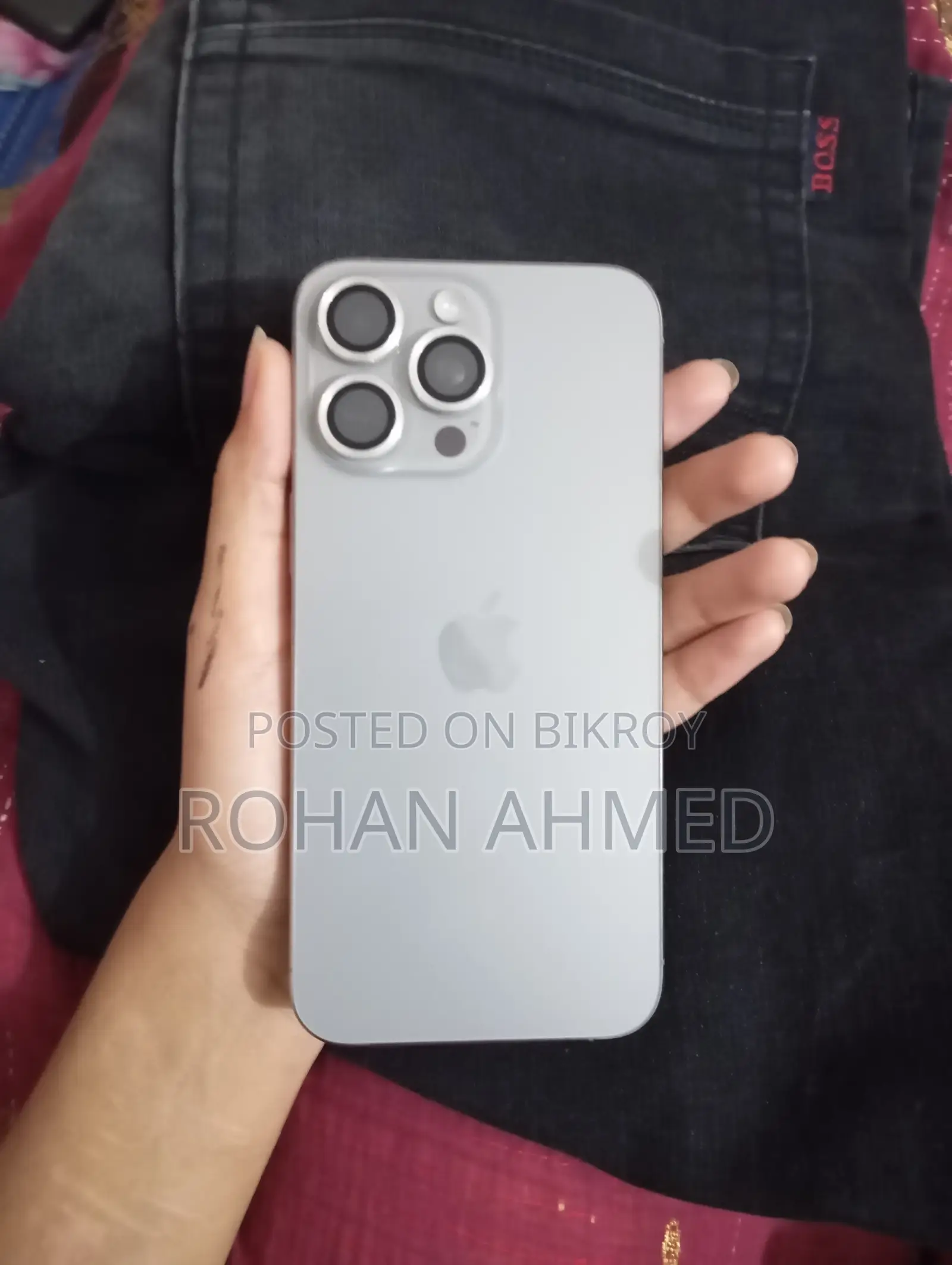 অ্যাপল আইফোন ১৫ প্রো ম্যাক্স ২৫৬ জিবি গ্রে