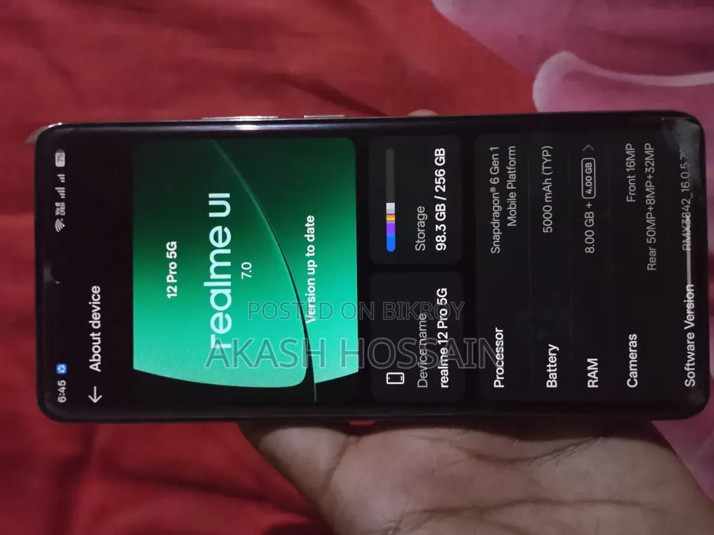 New Realme 12 Pro 256 GB Gold