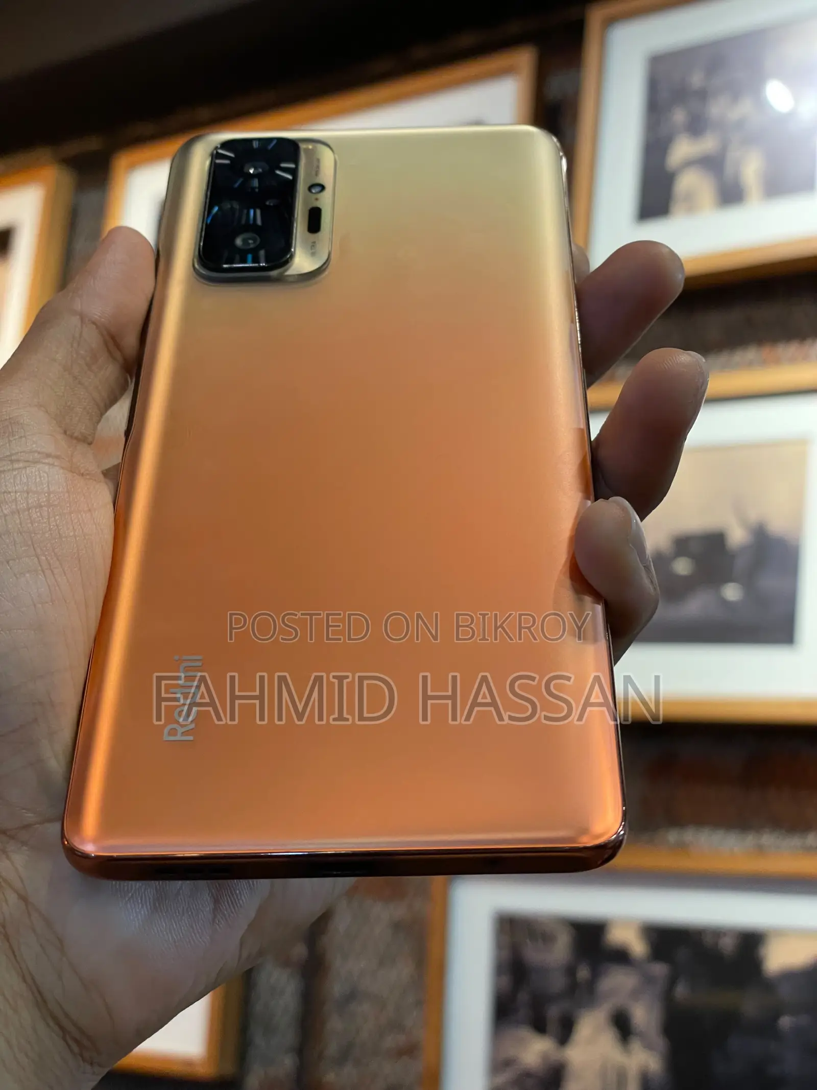 শাওমি রেডমি নোট ১০ প্রো ১২৮ জিবি গোল্ড