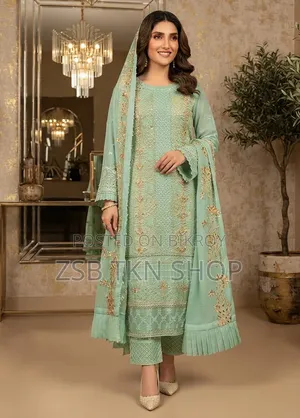 Georgette Designer Sequence Embroidery
