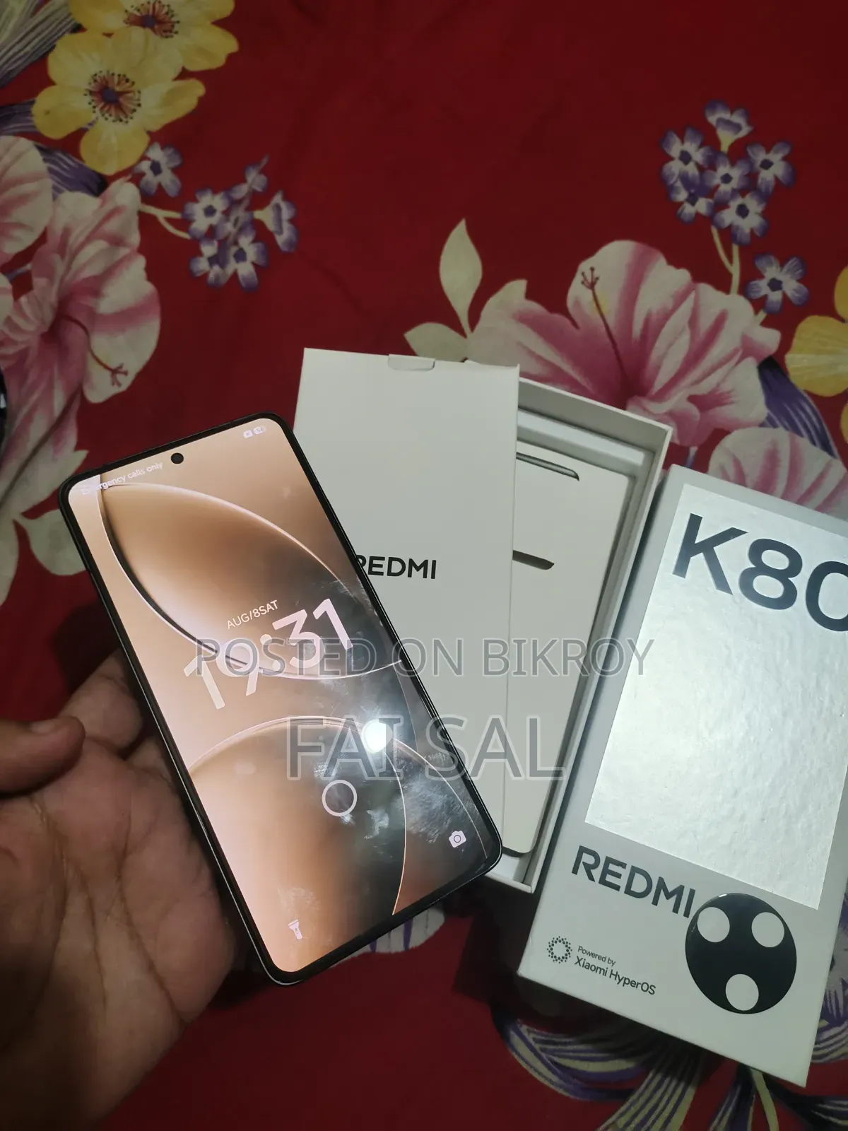 Xiaomi Redmi K80 ২৫৬ জিবি ব্ল্যাক
