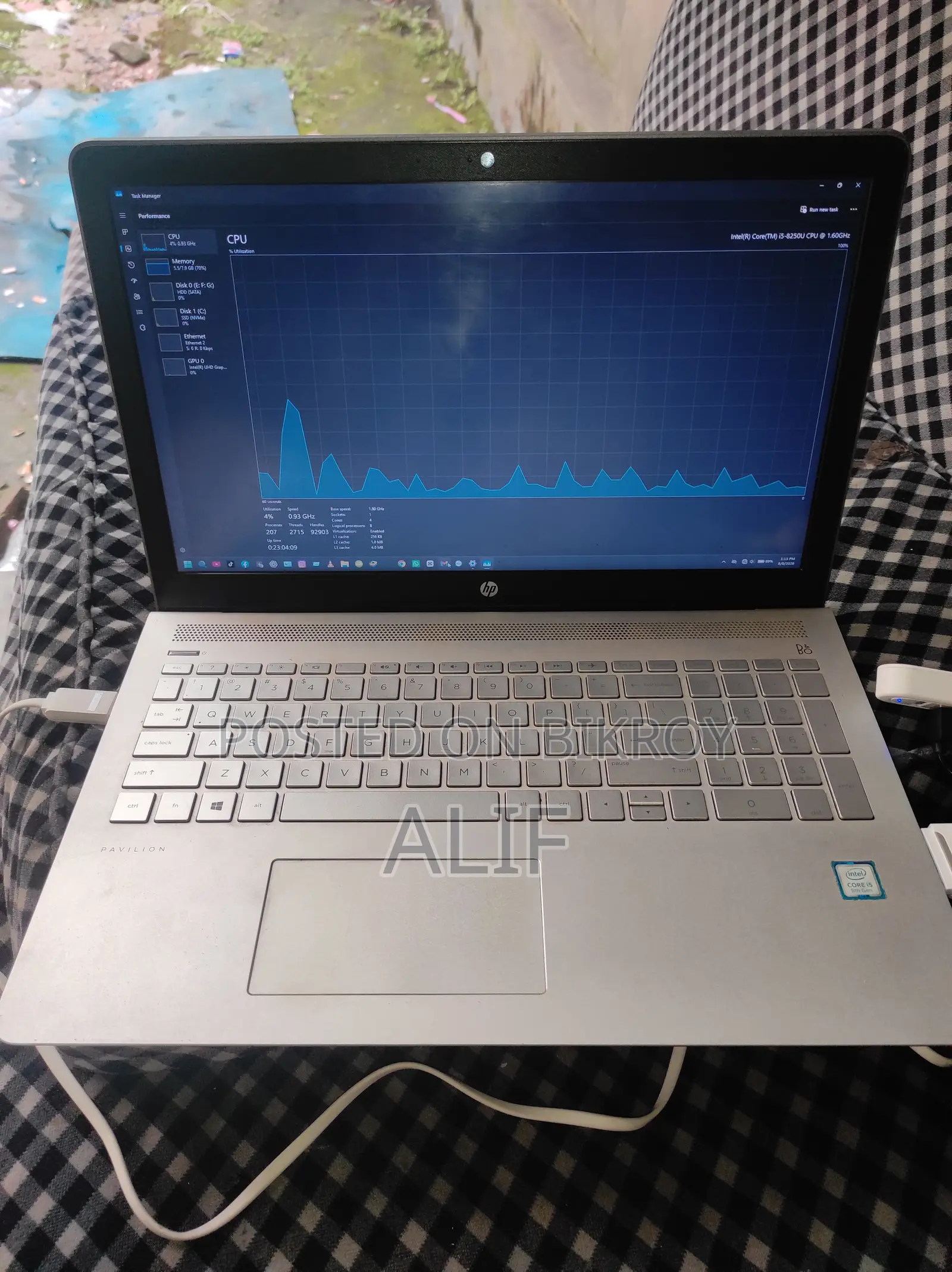 Laptop HP 15 8GB Intel Core i5 HDD+SSD 1T