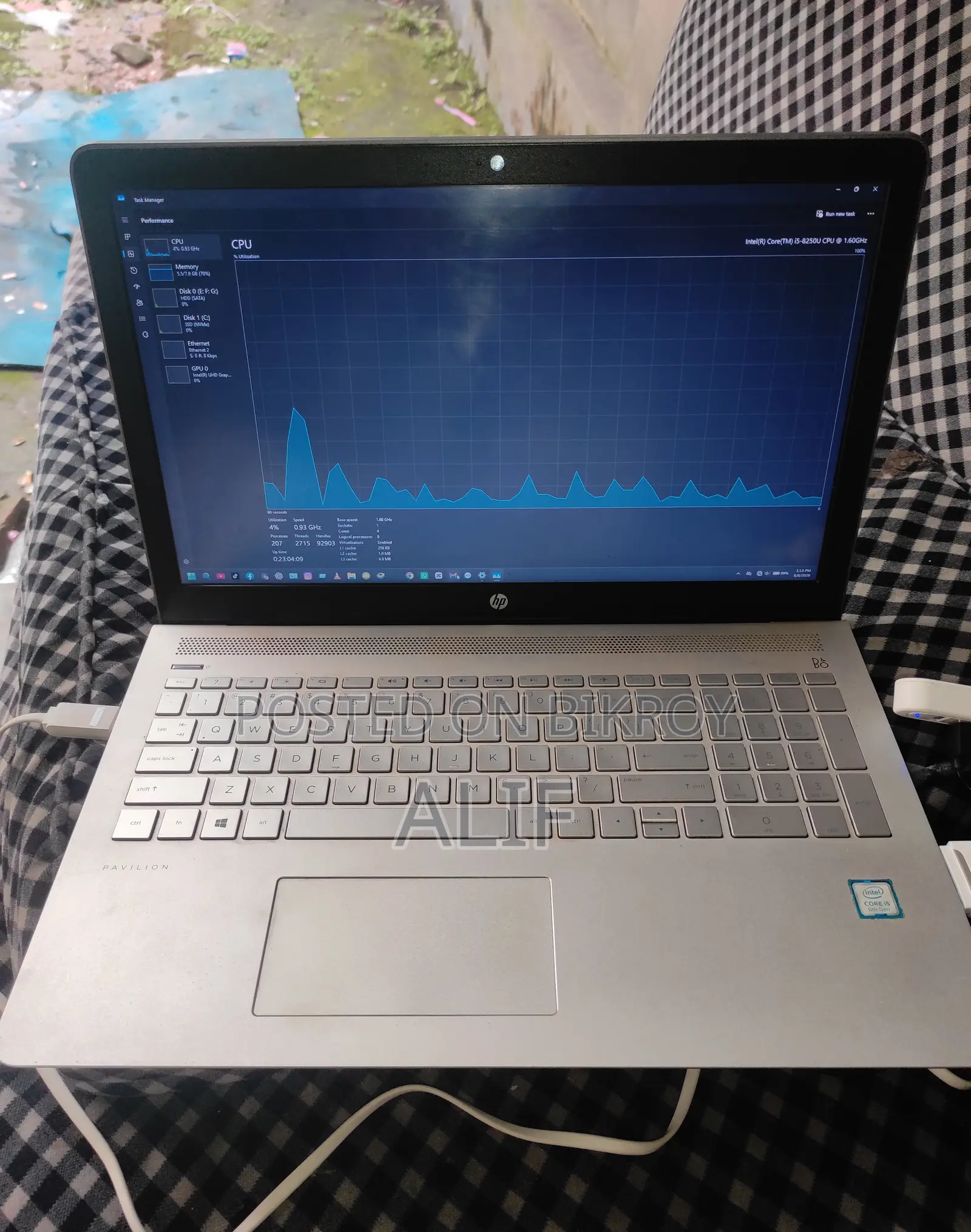 Laptop HP 15 8GB Intel Core i5 HDD+SSD 1T
