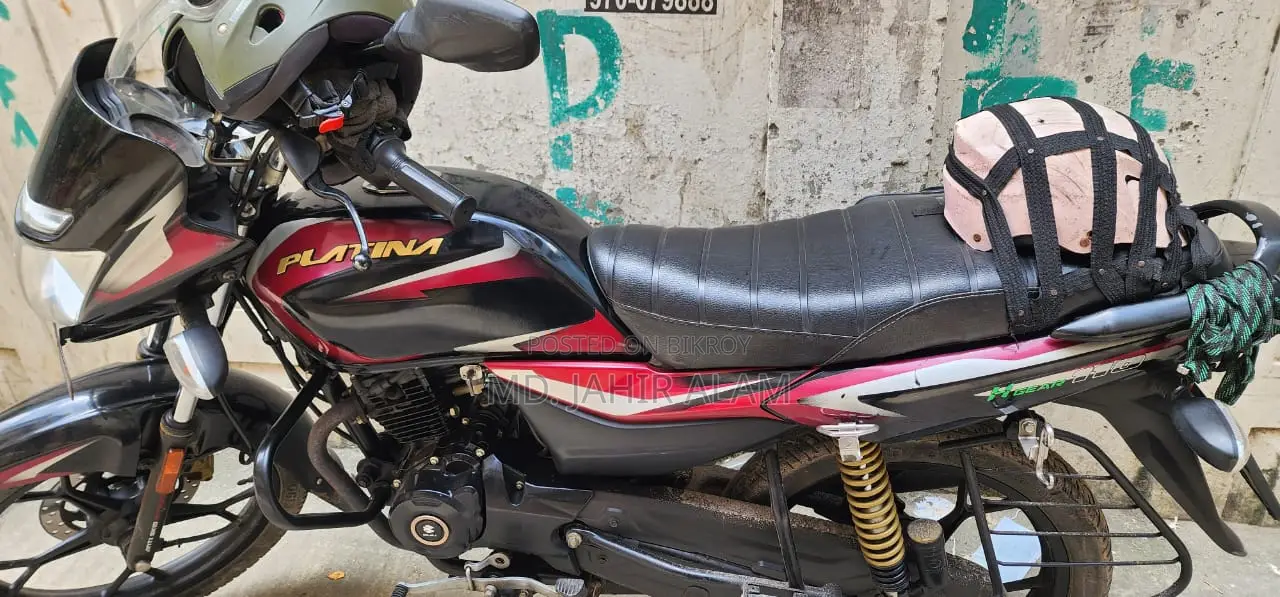 বাজাজ প্লাটিনা ১১০ ২০২৩ কালো