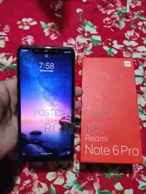 শাওমি রেডমি নোট ৬ প্রো ৬৪ জিবি ব্ল্যাক