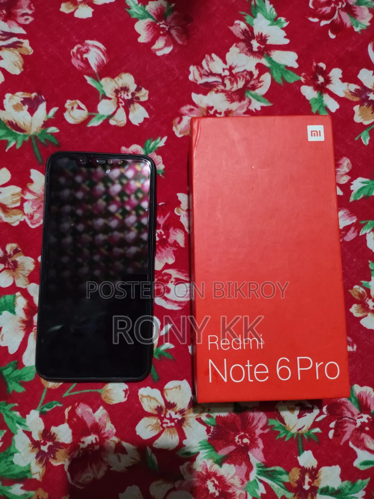 শাওমি রেডমি নোট ৬ প্রো ৬৪ জিবি ব্ল্যাক