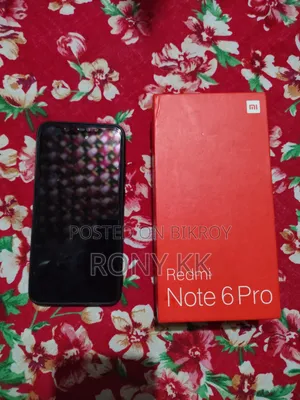 শাওমি রেডমি নোট ৬ প্রো ৬৪ জিবি ব্ল্যাক