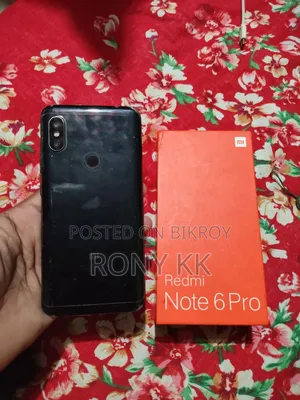 শাওমি রেডমি নোট ৬ প্রো ৬৪ জিবি ব্ল্যাক