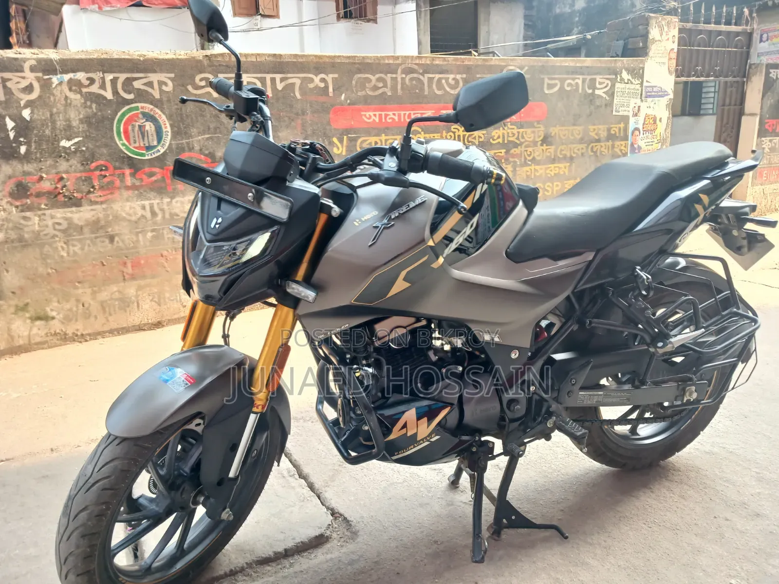 Hero Xtreme 160R 4V 2025 Black