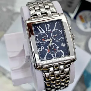 Westar Activ Chronograph Men's Watch Square Dial Stainless Steel