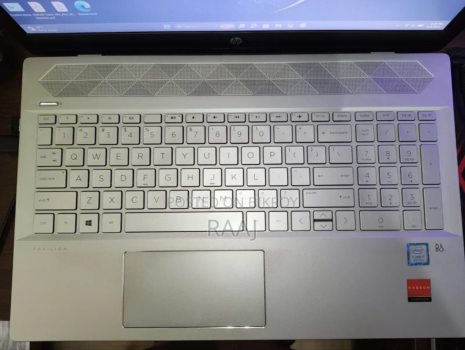 Laptop HP 15 8GB Intel Core 7 HDD+SSD 1T
