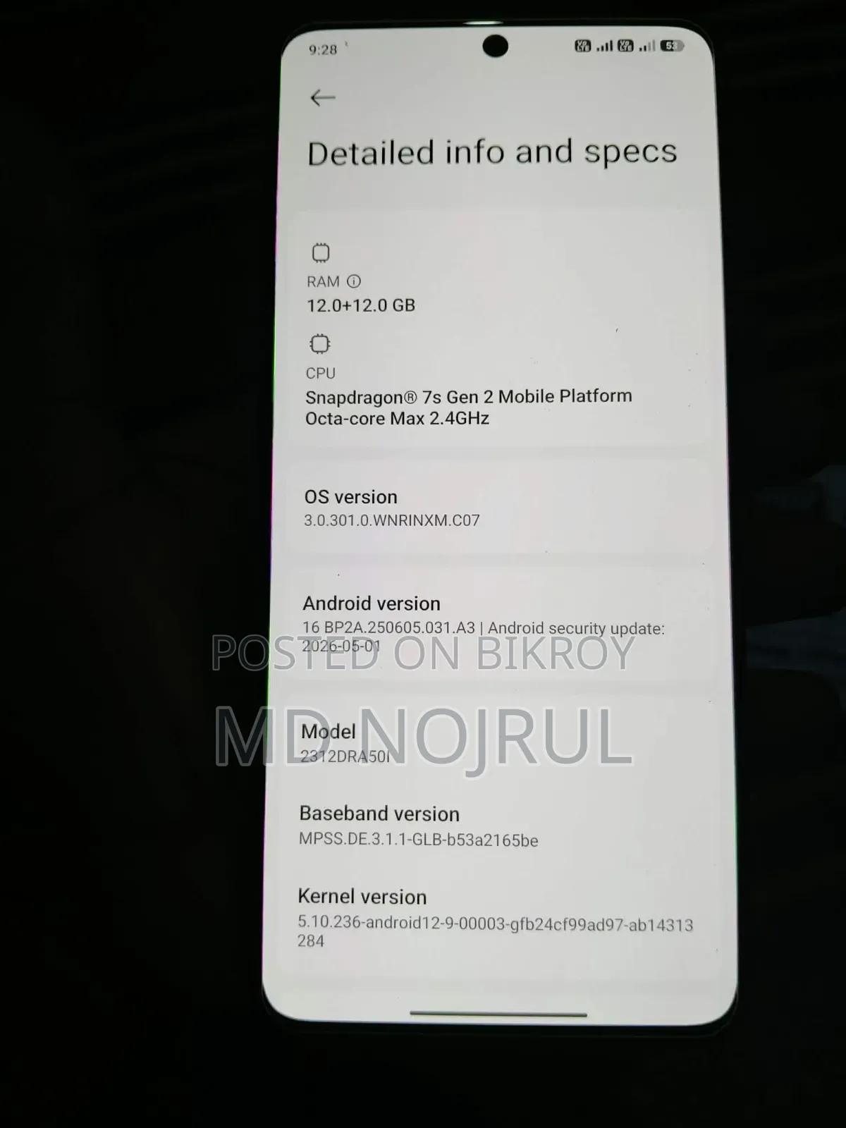 Xiaomi Redmi Note 13 Pro 5G 256 GB Black