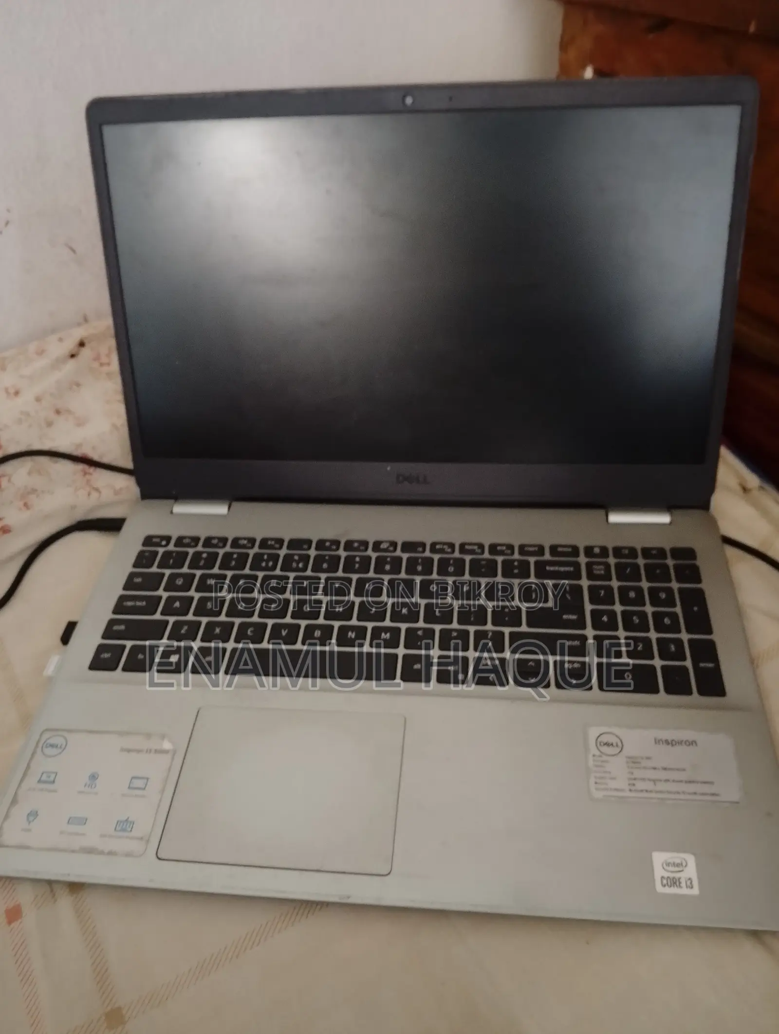 Laptop Dell Inspiron 15 8GB Intel Core i3 HDD+SSD 1TB