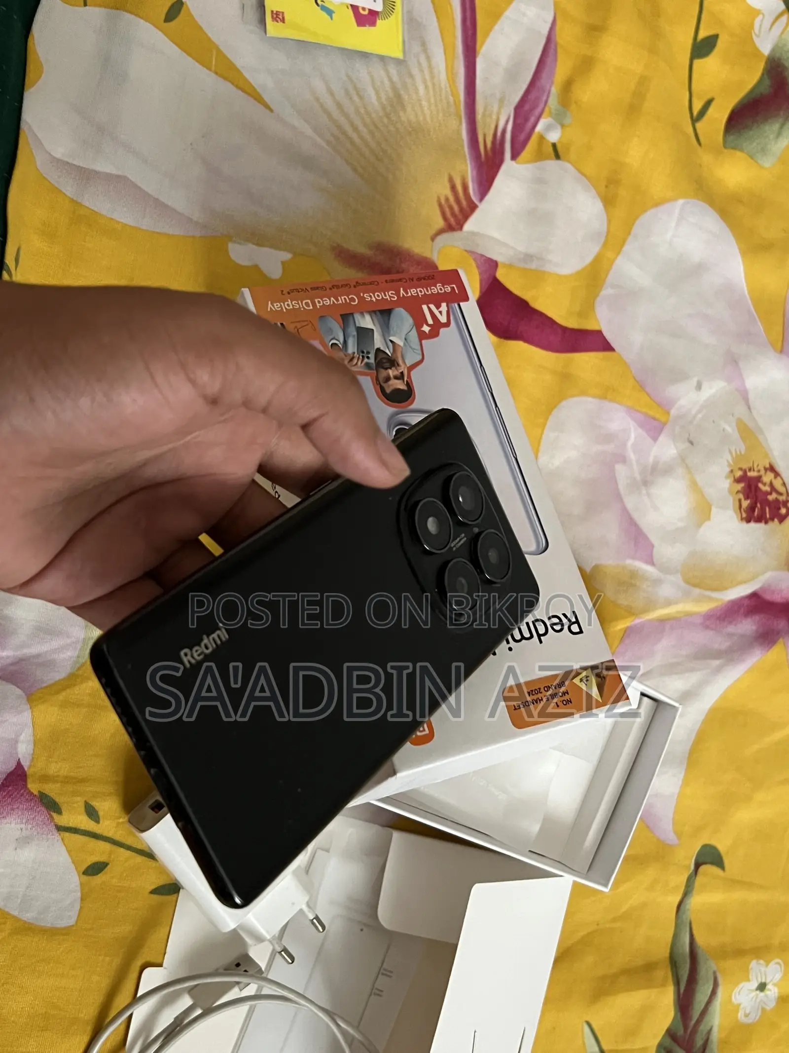 নিউ শাওমি রেডমি নোট ১৪ প্রো ২৫৬ জিবি ব্ল্যাক