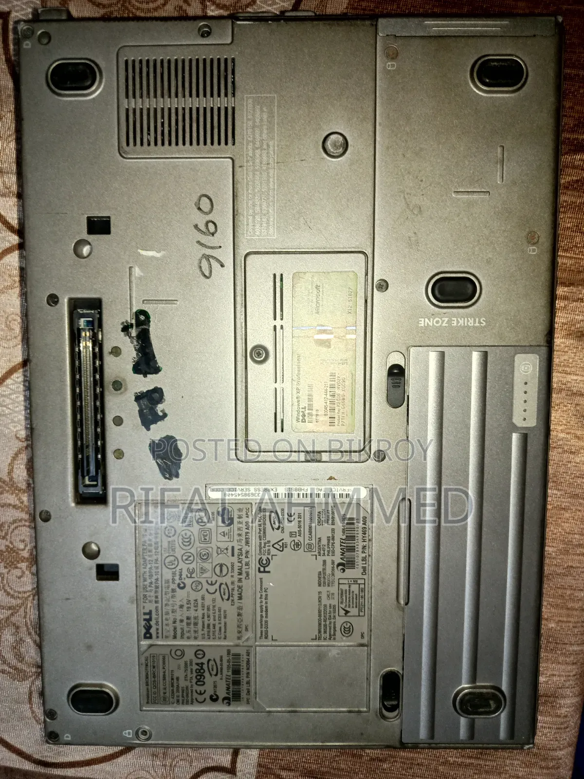 Laptop Dell Latitude D630 2GB Intel Core 2 Duo HDD 500GB
