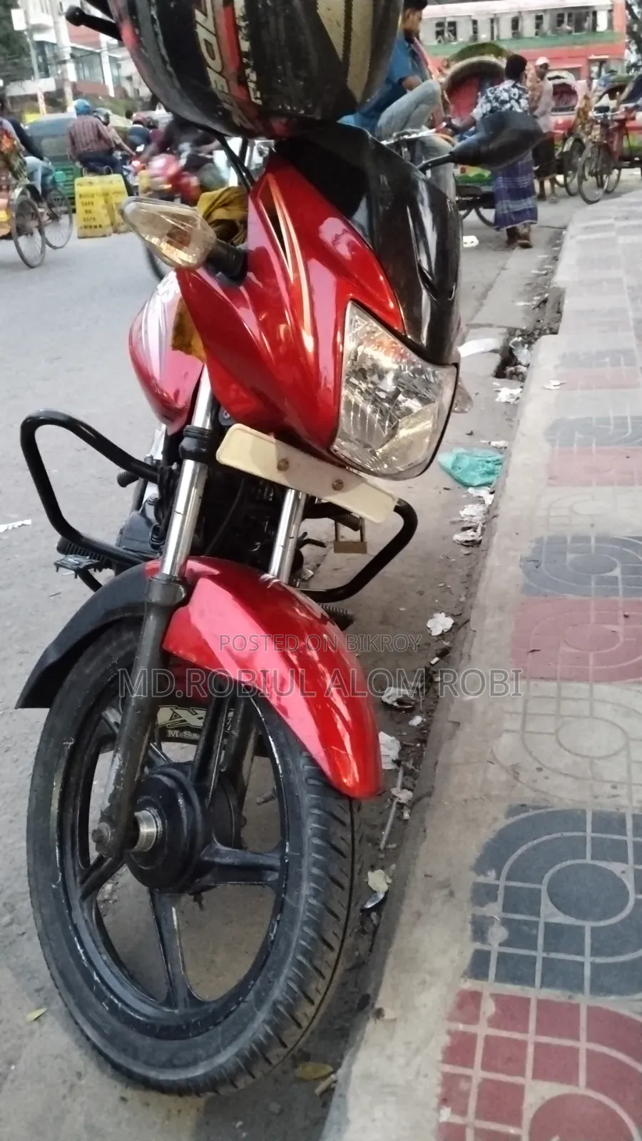 TVS Metro Plus 2017 Red