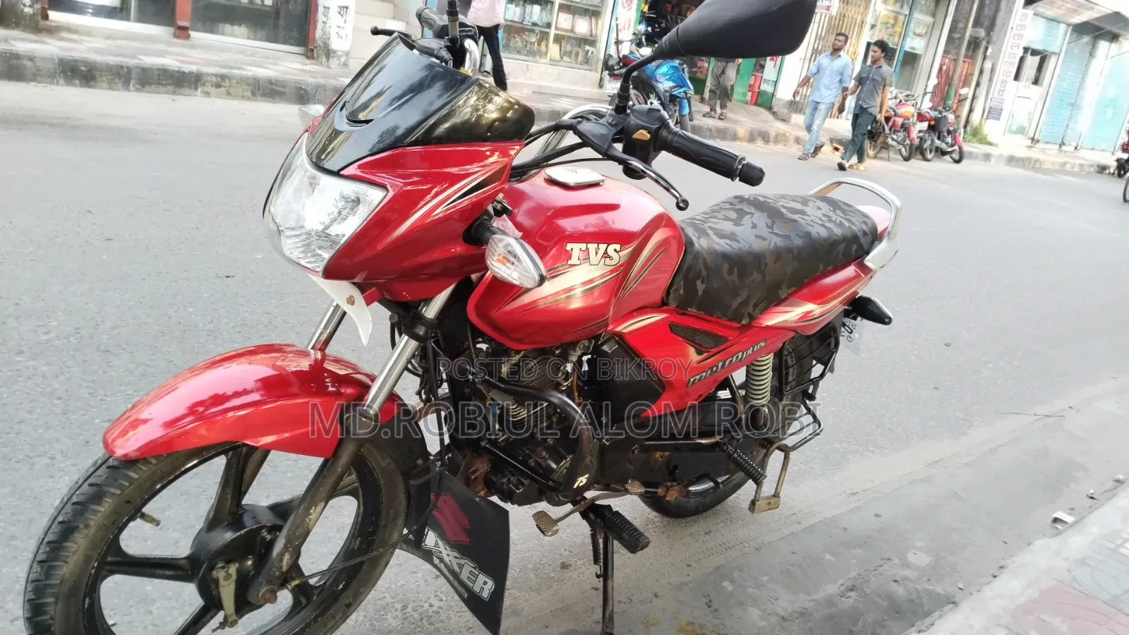 TVS Metro Plus 2017 Red