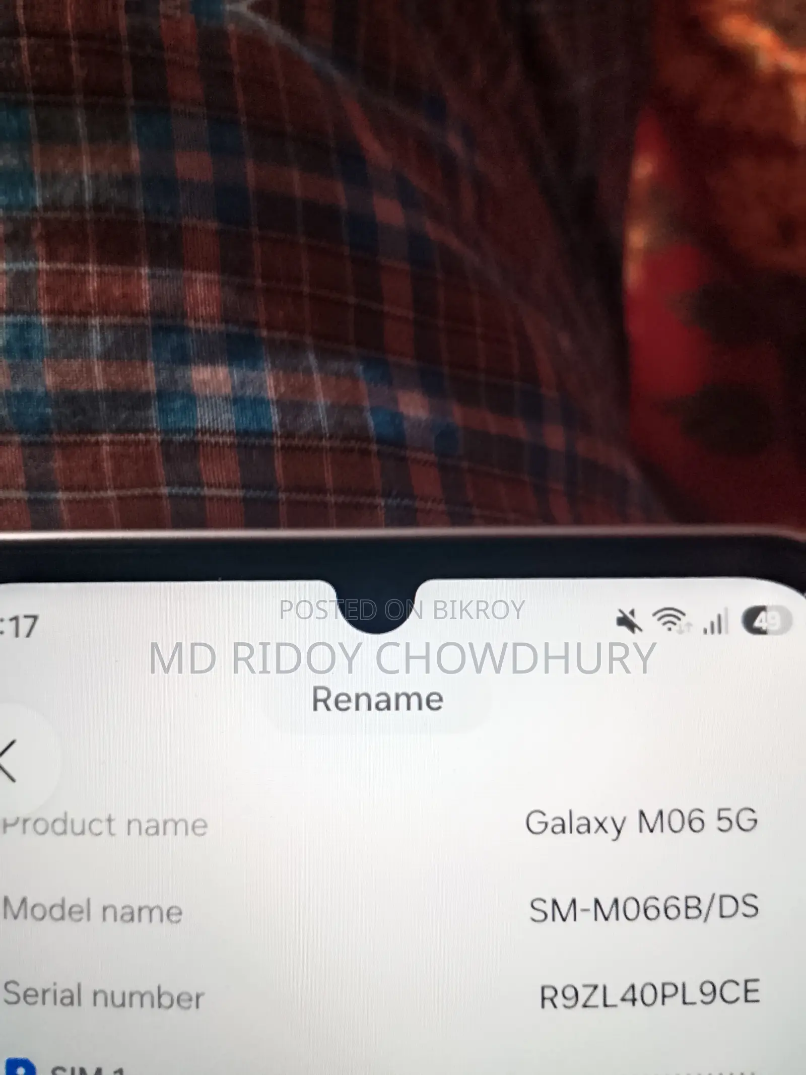 Samsung Galaxy M06 5G 64 GB Silver