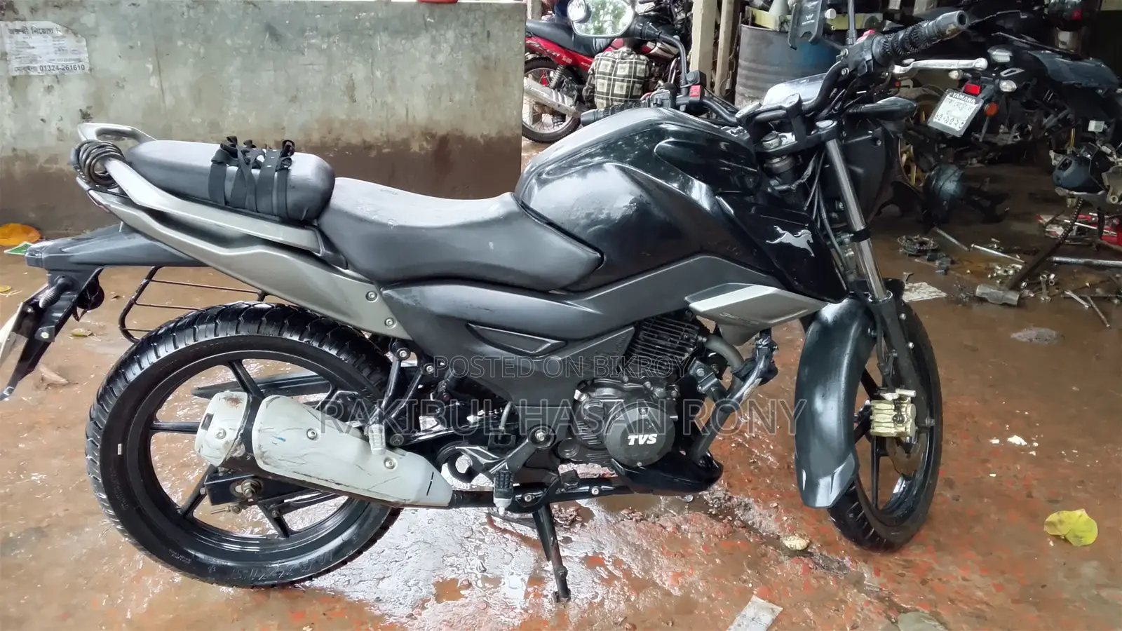 টিভিএস রাইডার ১২৫ ২০২২ কালো