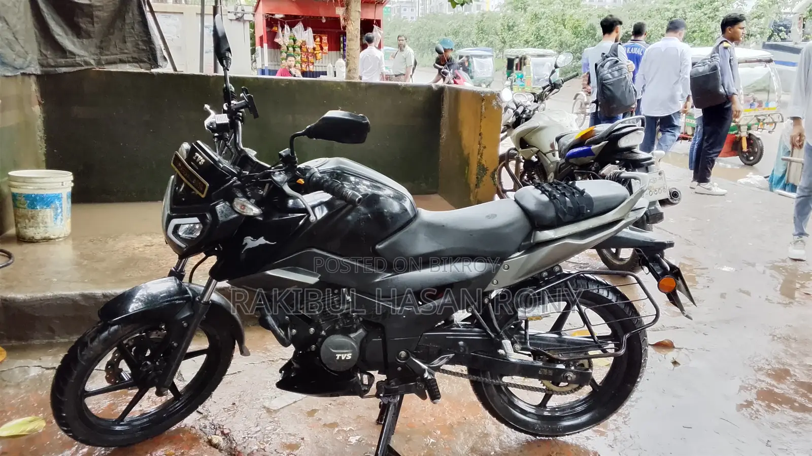 টিভিএস রাইডার ১২৫ ২০২২ কালো